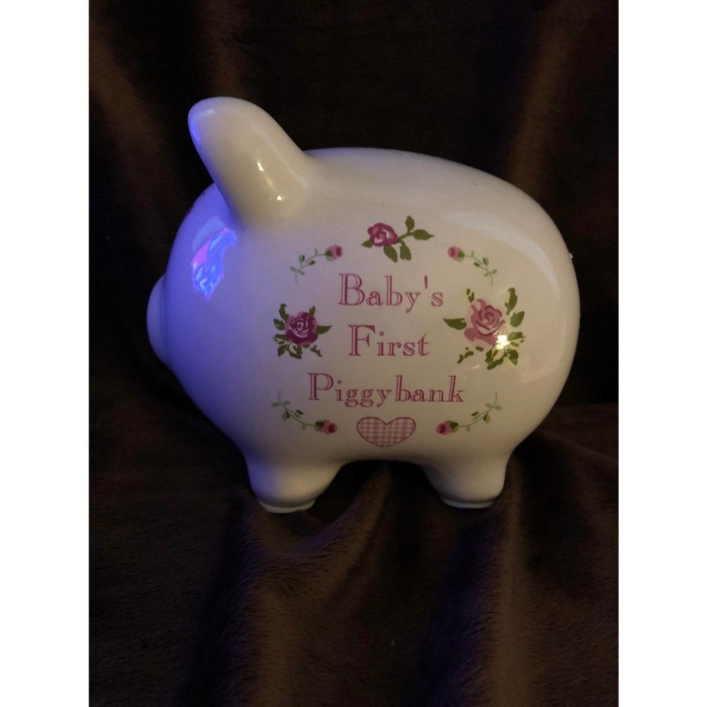 Baby's First Piggy bank - Perfect baby shower gift